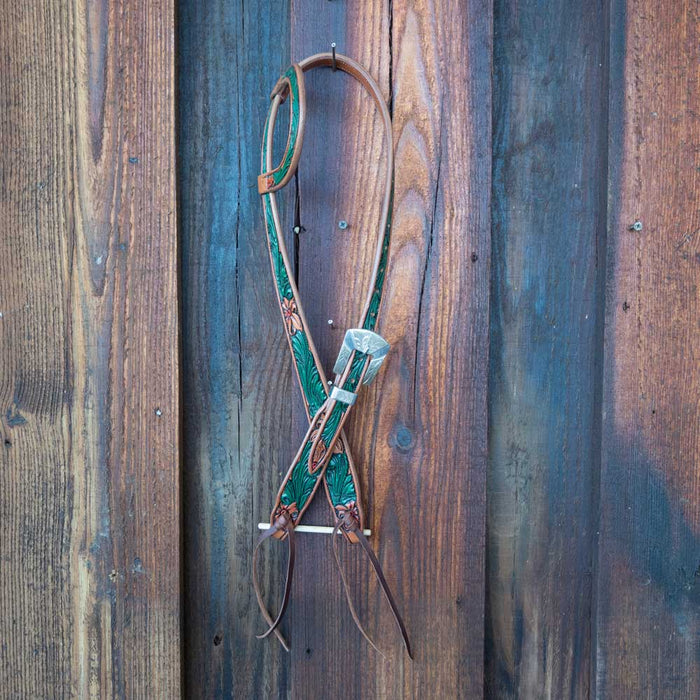 David Haslerig Single Ear Headstall Teskey's Buckle Tack - Headstalls David Haslerig