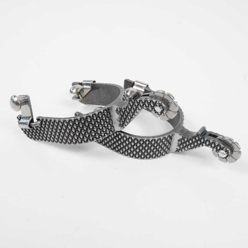 Formay Aged Steel Dotted String Spur Tack - Spurs Formay