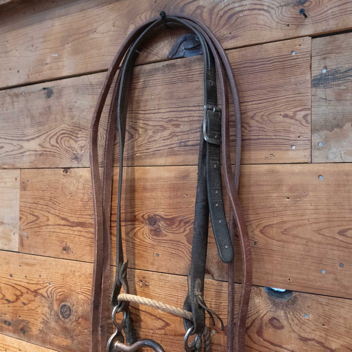 Stamped "Kelly" Port Bit Bridle Rig