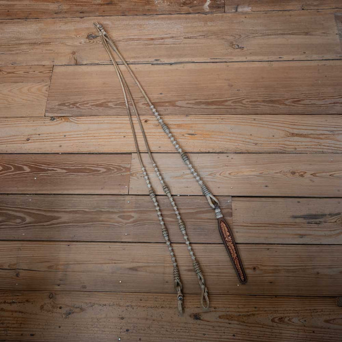 Handmade Rawhide Romel Reins Tack - Reins MISC