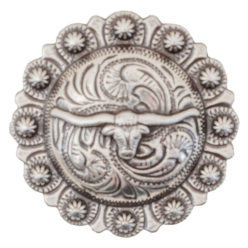 Antique Longhorn Berry Concho Tack - Conchos & Hardware MISC