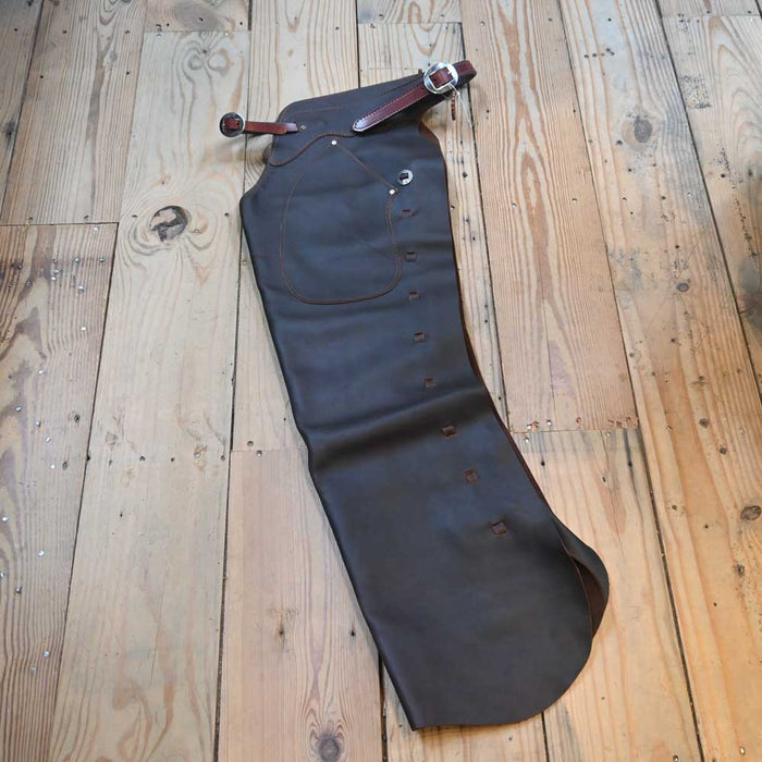 Teskey's Small Dark Brown Shotgun Chaps Tack - Chaps & Chinks Teskey's
