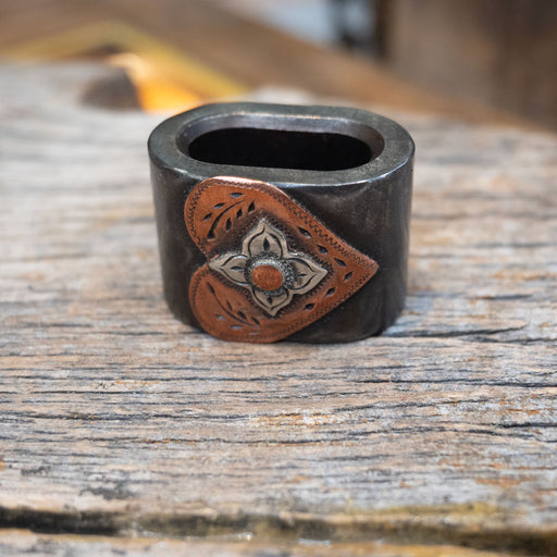 D. Conway Copper Heart Horn Knot Tack - Conchos & Hardware Dan Conway