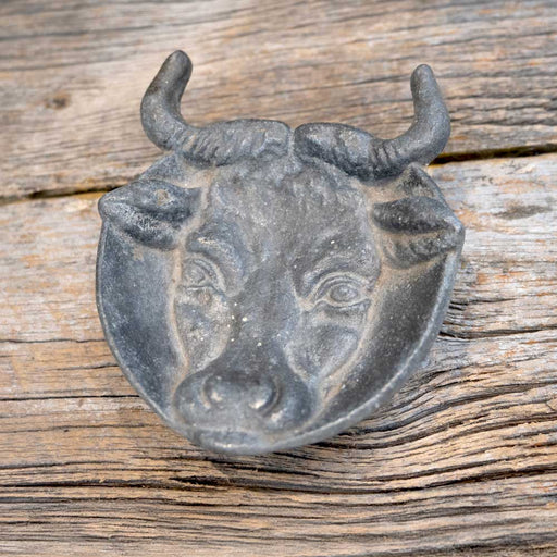 Vintage Pewter Steer Head Ashtray Collectibles Teskey's