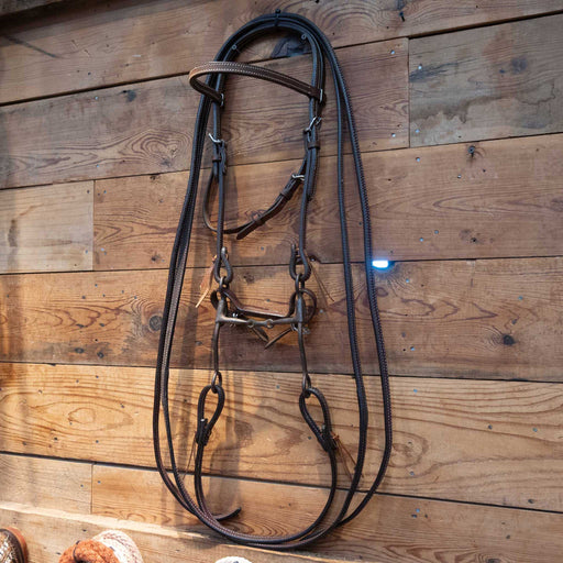3 Piece Shanked Dogbone Bridle Rig Sale Barn MISC