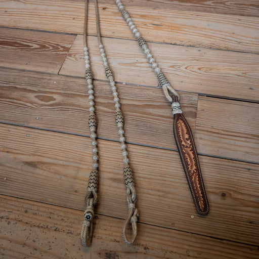 Handmade Rawhide Romel Reins Tack - Reins MISC