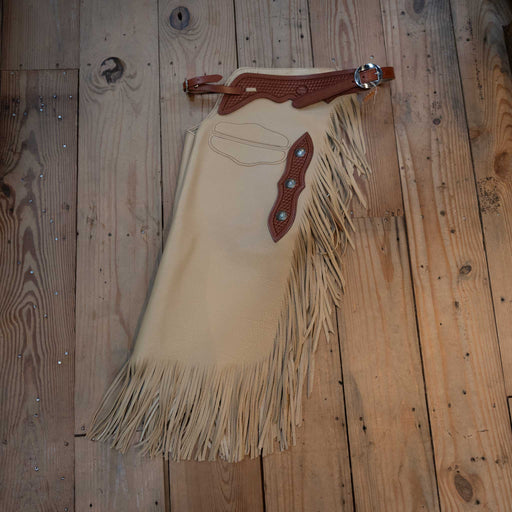 Teskeys Medium Smooth Leather Chinks Tack - Chaps & Chinks TESKEY'S