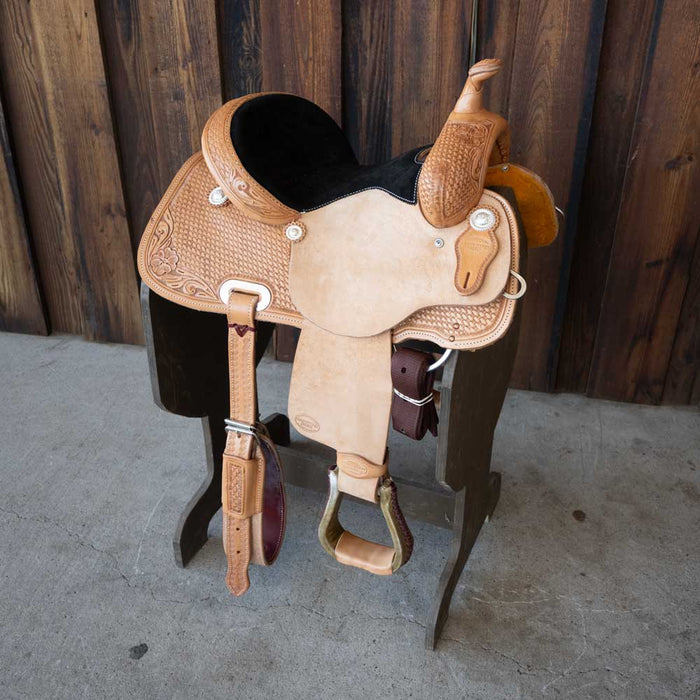13.5" TESKEY'S COMPETITION SERIES BARREL SADDLE Saddles - New Teskey's Saddlery
