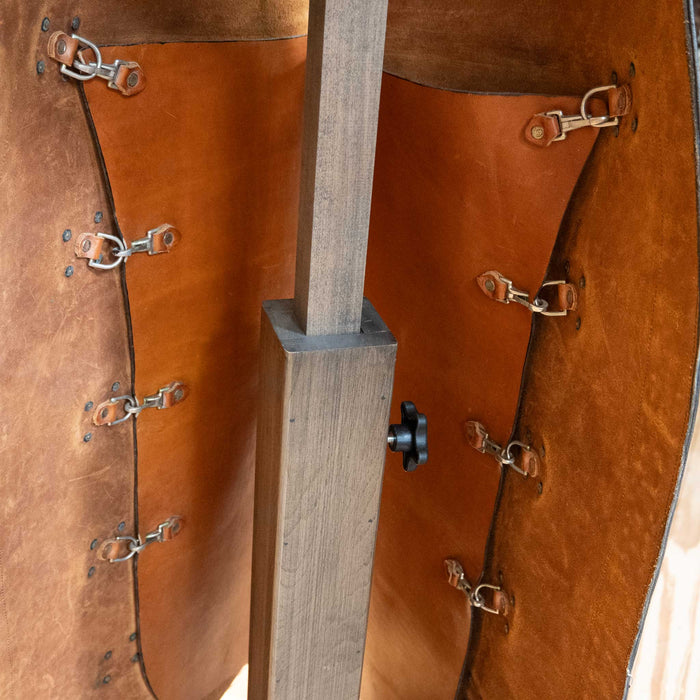 Bohlin 1940's Two-Tone Parade Chaps w/Sterling Accents Tack - Chaps & Chinks Bohlin - Hollywood CALIF.