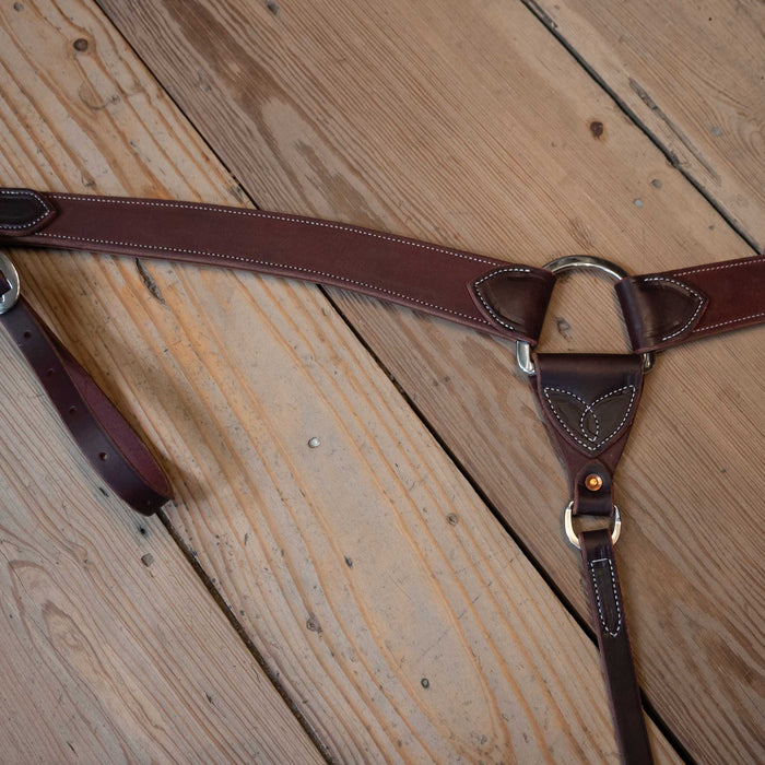 Ross Bullinger Leather Medium 3-Piece Breast Collar Tack - Breast Collars Ross Bullinger