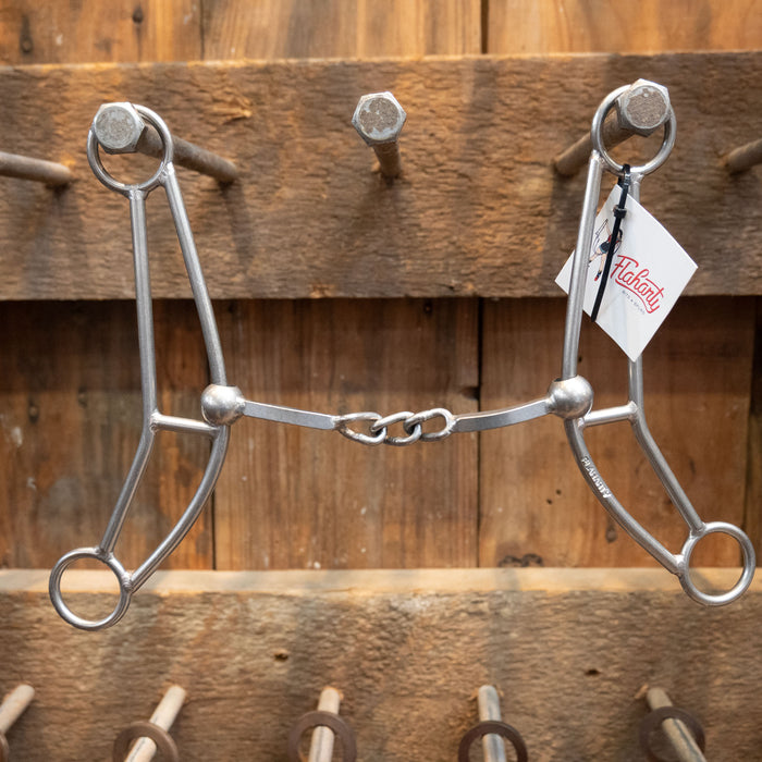 Flaharty Banana Square Center Chain Gag Bit