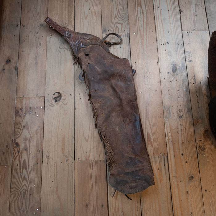 Used Smooth Leather Stepthrough Chaps Tack - Chaps & Chinks MISC