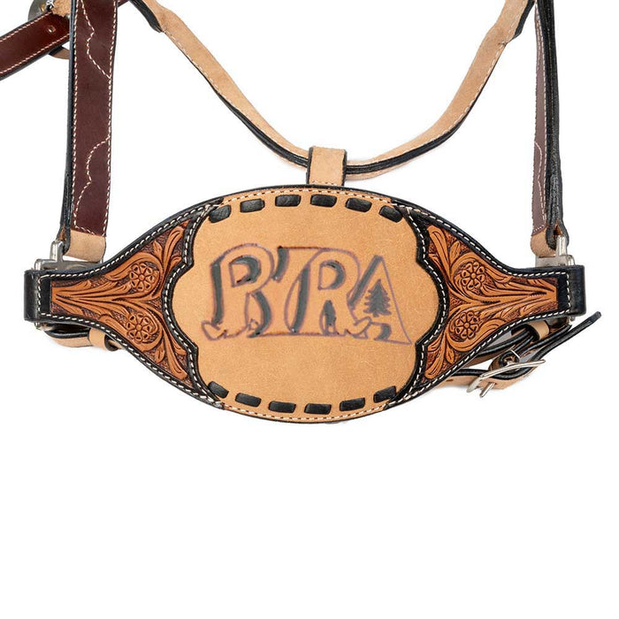 Trophy Bronc Nose Leather Halter Customs & Awards - Halters Trophy