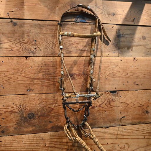 Vintage Peruvian Rawhide Rig w/Romel Reins Collectibles Peruvian