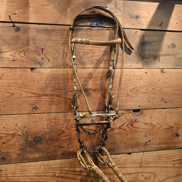 Vintage Peruvian Rawhide Rig w/Romel Reins Collectibles Peruvian