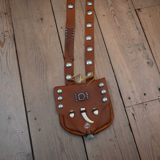 Handmade Cross Body Purse w/Vintage Conchos Collectibles Buffalo Arms Co.
