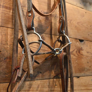Bridle Rig with Copper Wrapped bars Snaffle Gag-  SBR107 Sale Barn MISC   
