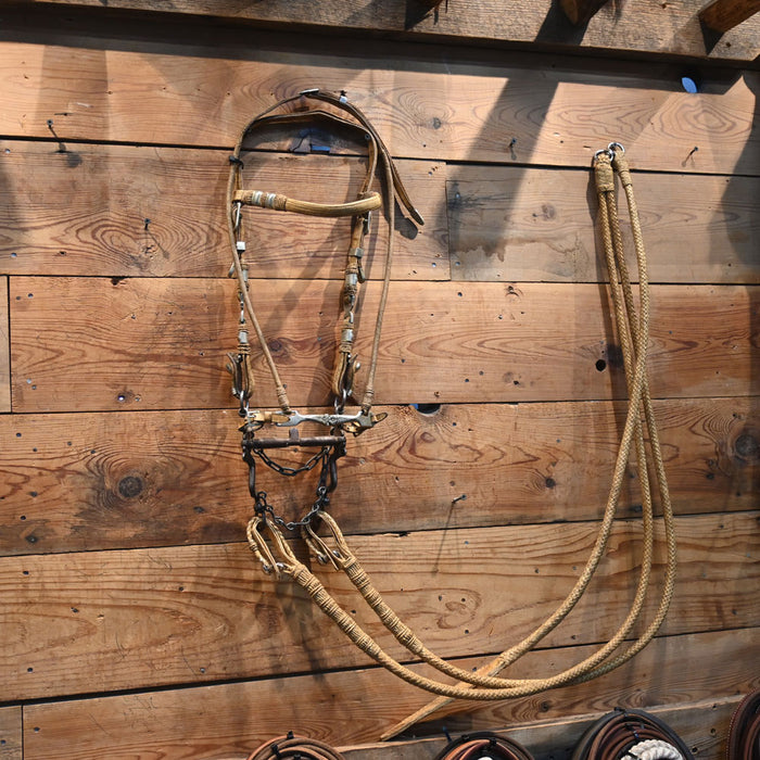 Vintage Peruvian Rawhide Rig w/Romel Reins Collectibles Peruvian