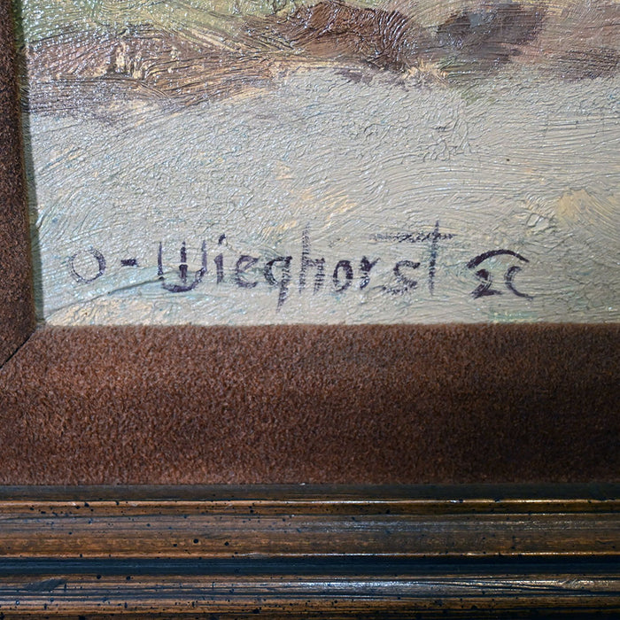 Ponies in Pasture By Olaf Wieghorst Collectibles Olaf Wieghorst