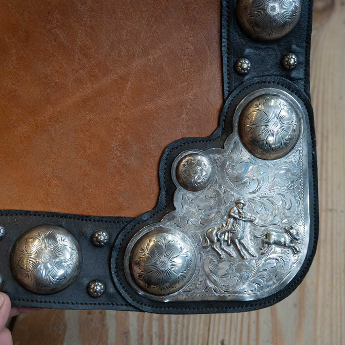 Bohlin 1940's Two-Tone Parade Chaps w/Sterling Accents Tack - Chaps & Chinks Bohlin - Hollywood CALIF.