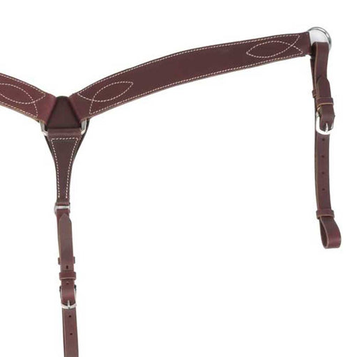 Teskey's Latigo Breast Collar w/Stitching Tack - Breast Collars Teskey's