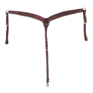 Teskey's Adjustable Latigo Breast Collar Tack - Breast Collars Teskey's