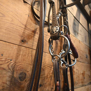 Bridle Rig - Combo Twisted Wire with Dogbone Gag SBR293 Sale Barn MISC   