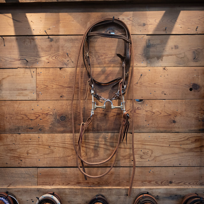 CHS Sliding Gag Correction Rig Tack - Training Cow Horse Supply