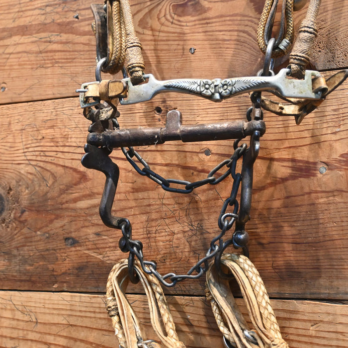 Vintage Peruvian Rawhide Rig w/Romel Reins Collectibles Peruvian