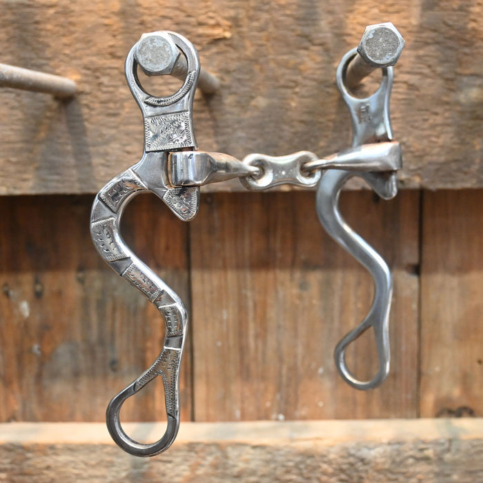 Ricky Trammell Silver Mounted Dogbone Bit Tack - Bits Ricky Trammell