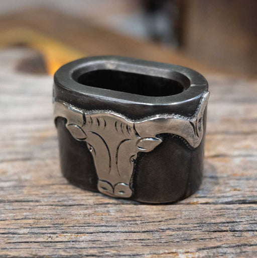 D. Conway Silver Longhorn Horn Knot Tack - Conchos & Hardware Dan Conway
