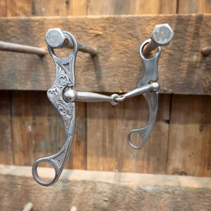 John Kamphaus Silver Mounted Snaffle Gag Bit Tack - Bits Kamphaus