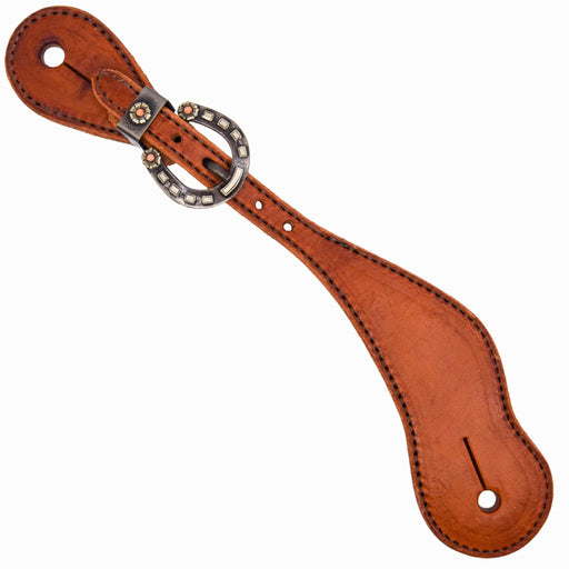 Cowboy Tack Horseshoe Buckle Spur Straps Tack - Spur Straps Cowboy Tack