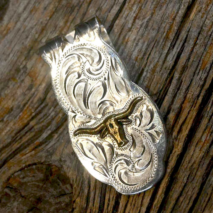 Handmade Longhorn Money Clip Collectibles TESKEY'S