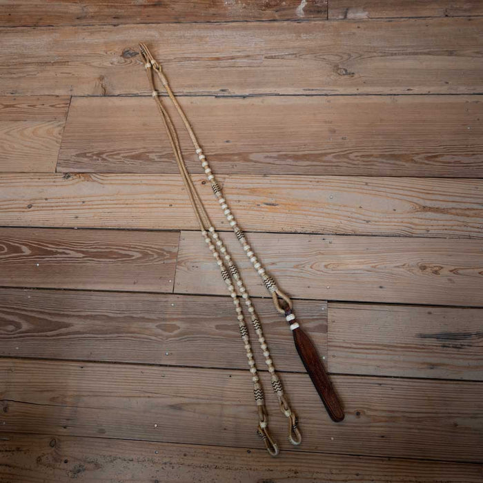 Handmade Rawhide Romel Reins Tack - Reins MISC