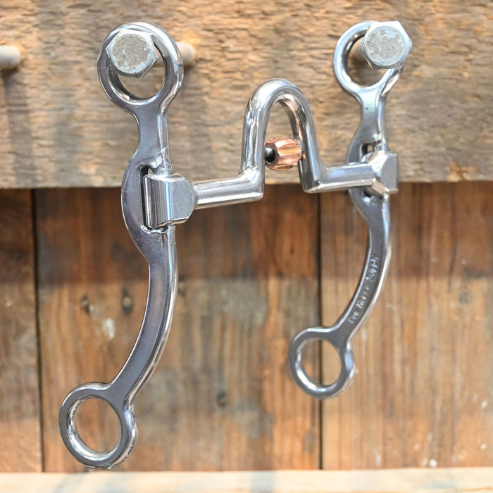 CHS Port Bit w/ Roller Tack - Bits Cow Horse Supply