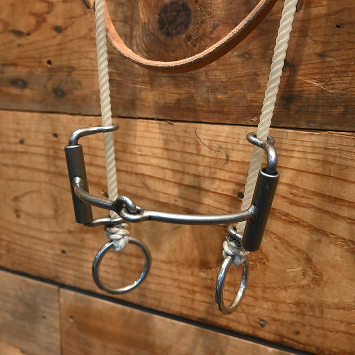 CHS Headstall w/Todd Smooth Snaffle Gag Tack - Training Cow Horse Supply