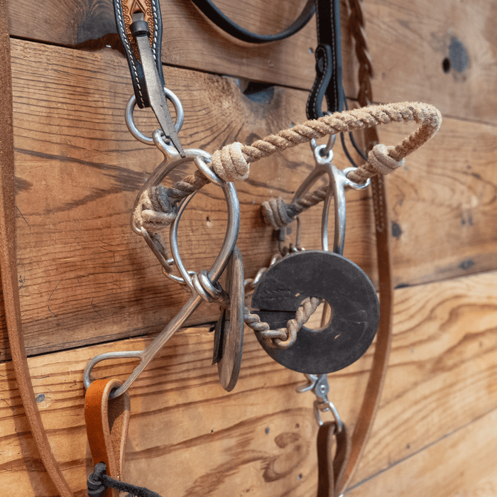 Twisted Wire Snaffle Bridle Rig