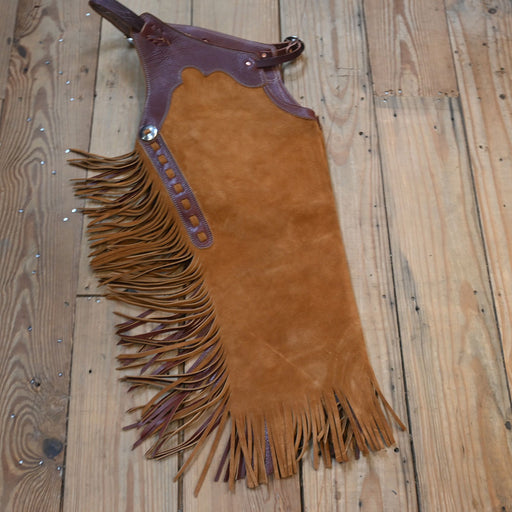 Large Rust Rough-Out Chinks Tack - Chaps & Chinks Teskey's
