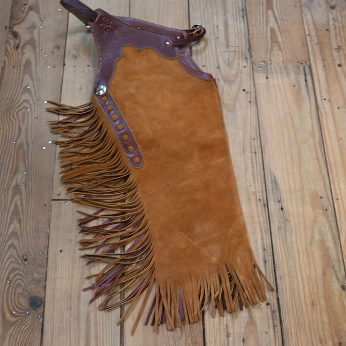 Large Rust Rough-Out Chinks Tack - Chaps & Chinks Teskey's