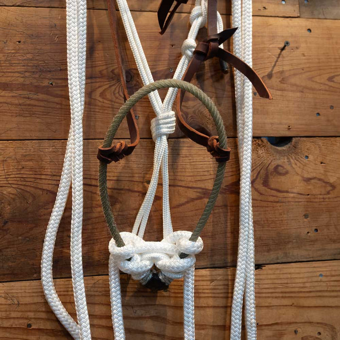 Handmade Loping Hack w/Braided waxed Reins 091