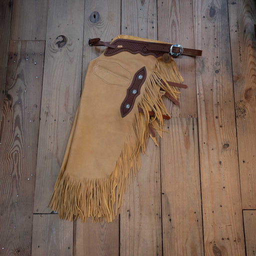 Teskeys Large Smooth Leather Chinks Tack - Chaps & Chinks TESKEY'S