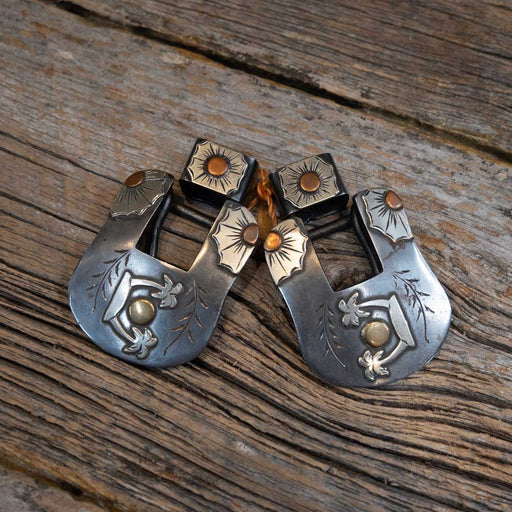 Andre Lewis Pair of Beach Buckle Sets Tack - Conchos & Hardware Andre Lewis