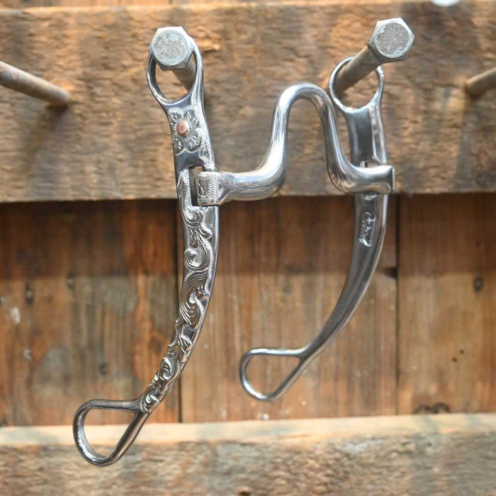 Cutrell Silver Mounted Solid Port Bit Tack - Bits Cutrell
