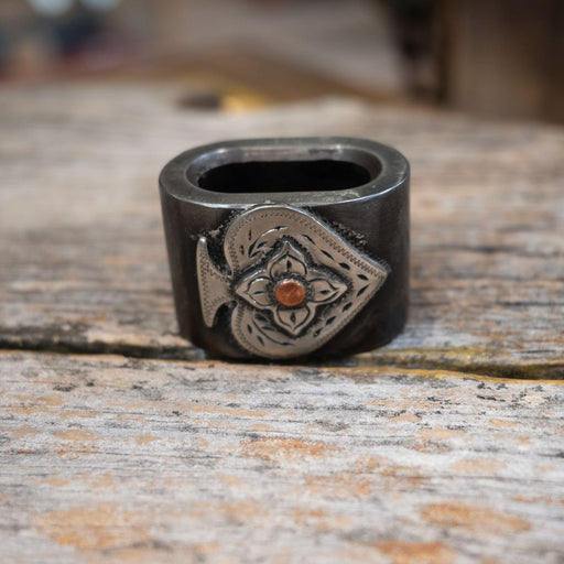 D. Conway Silver Spade Horn Knot Tack - Conchos & Hardware Dan Conway