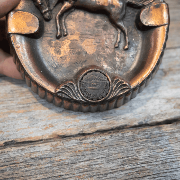 Vintage "Monitor Springs Co." souvenir ashtray