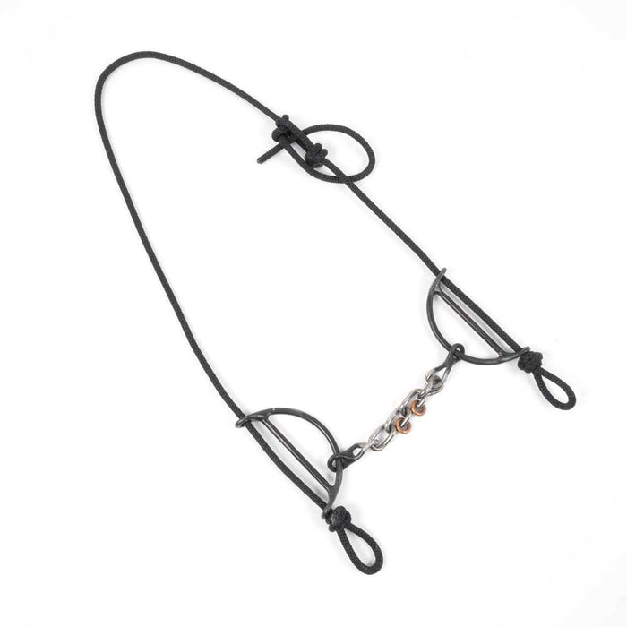 Dutton Draw Gag Chain Bit with Copper Rings Tack - Bits Dutton