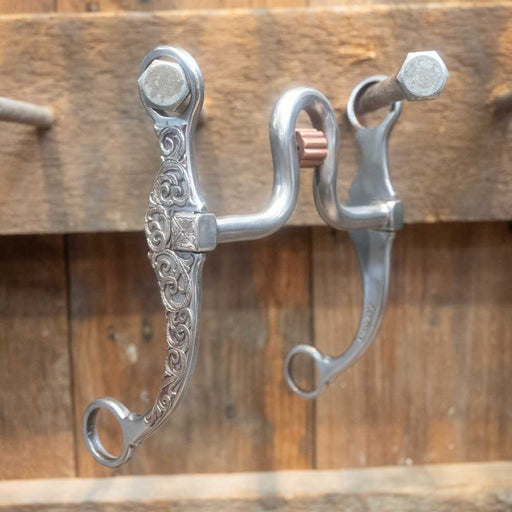 Kamphaus Silver Mounted Port Bit w/Roller Tack - Bits Kamphaus