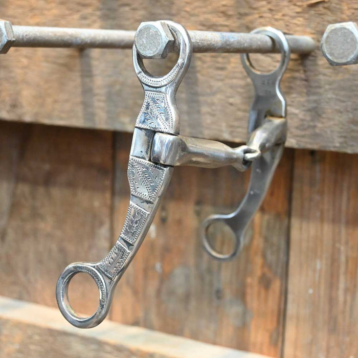Ricky Trammell Shanked Snaffle Bit Tack - Bits Ricky Trammell
