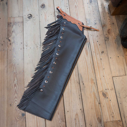 Teskey's Small Black Versatility Shotgun Chaps Tack - Chaps & Chinks Teskey's